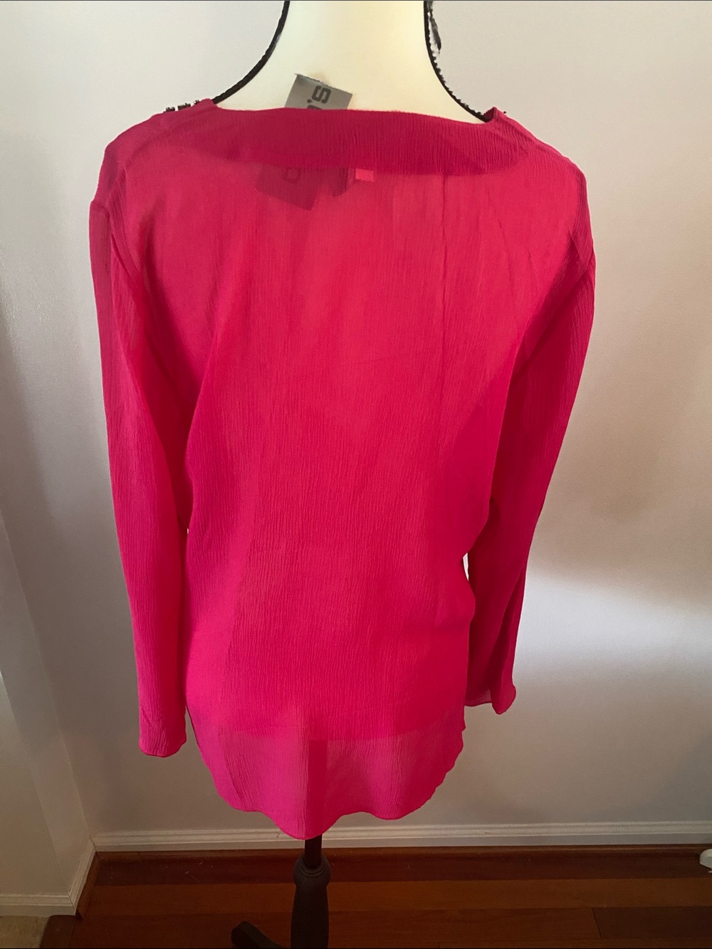 Chicos size 0 100 % silk Karly tunic top NWT - Picture 5 of 7